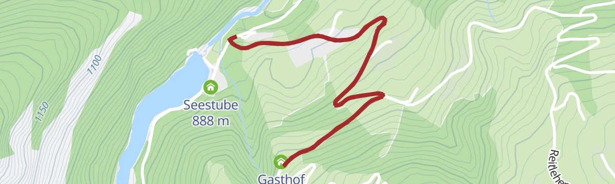 Route map: Hollersbach: Schattberg Wanderung Wegnr. 14